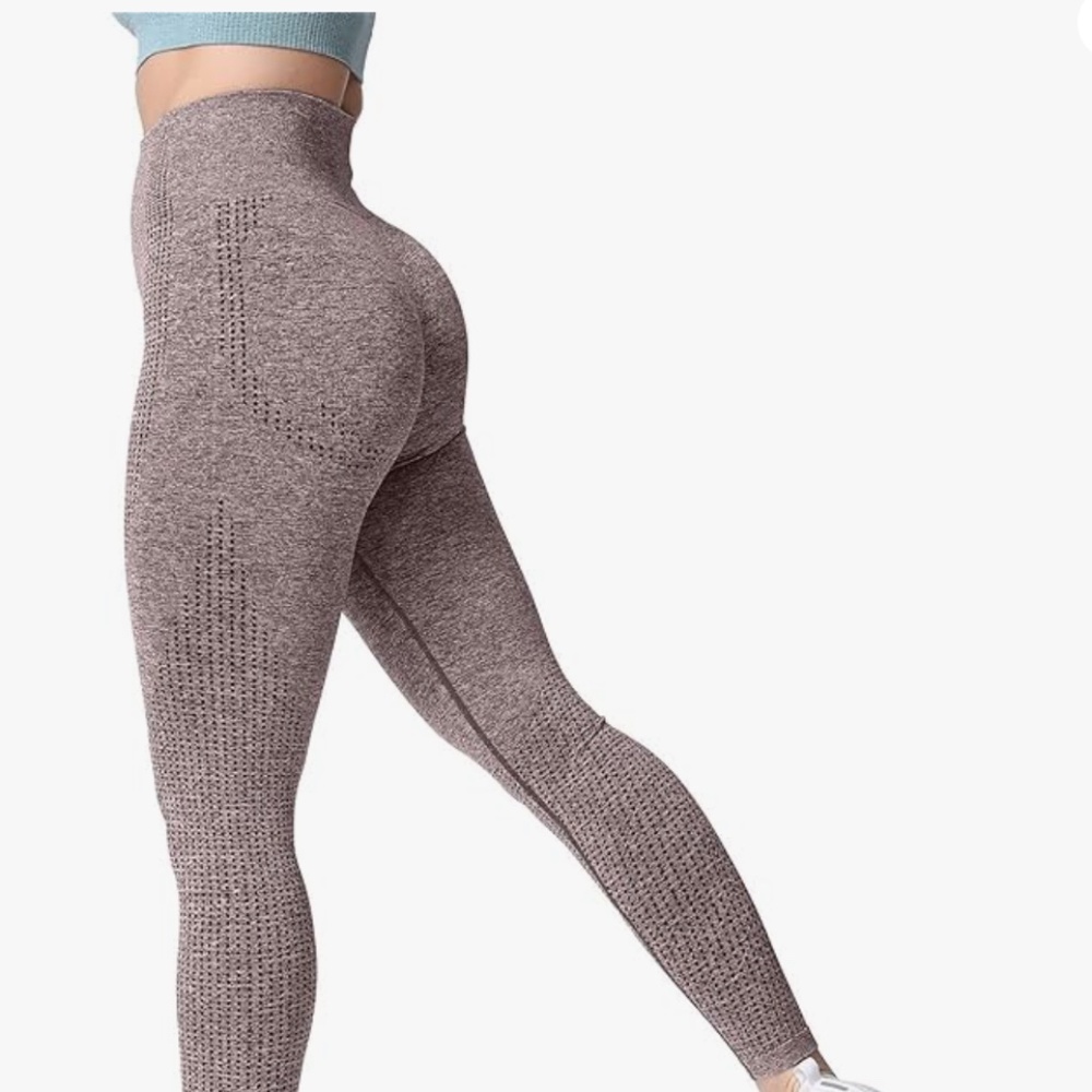 Women's High Waist Seamless Leggings, Size Medium